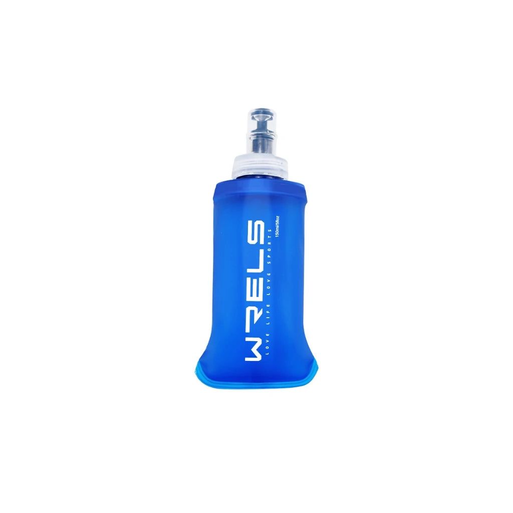 WRELS Collapsible Soft Flask — BPA-Free Foldable Water Bottle for Outdoor Sports