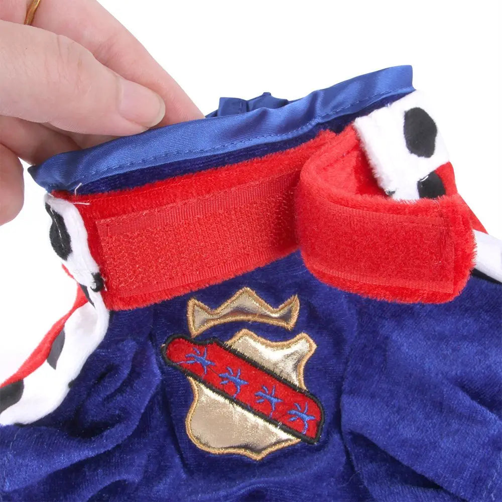 Cartoon Funny Cat/Dog Transformed Crown Hat Clothes King Cloak Pet Halloween Costume