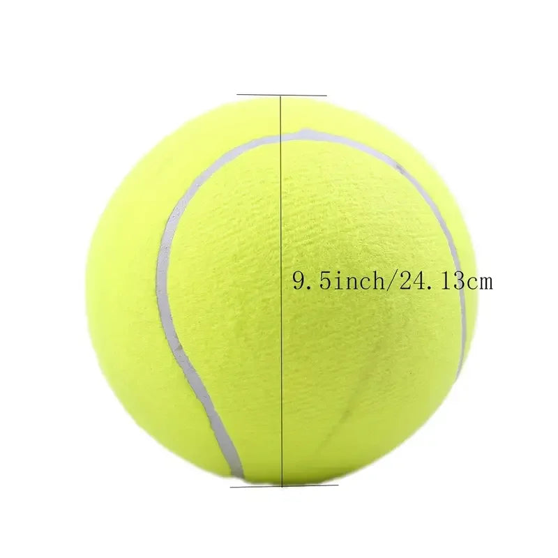 22CM Giant Tennis Ball For Dog Chew Toy Pet Dog Interactive Toys Big Inflatable Tennis Ball Pet Supplies Outdoor Cricket Dog Toy