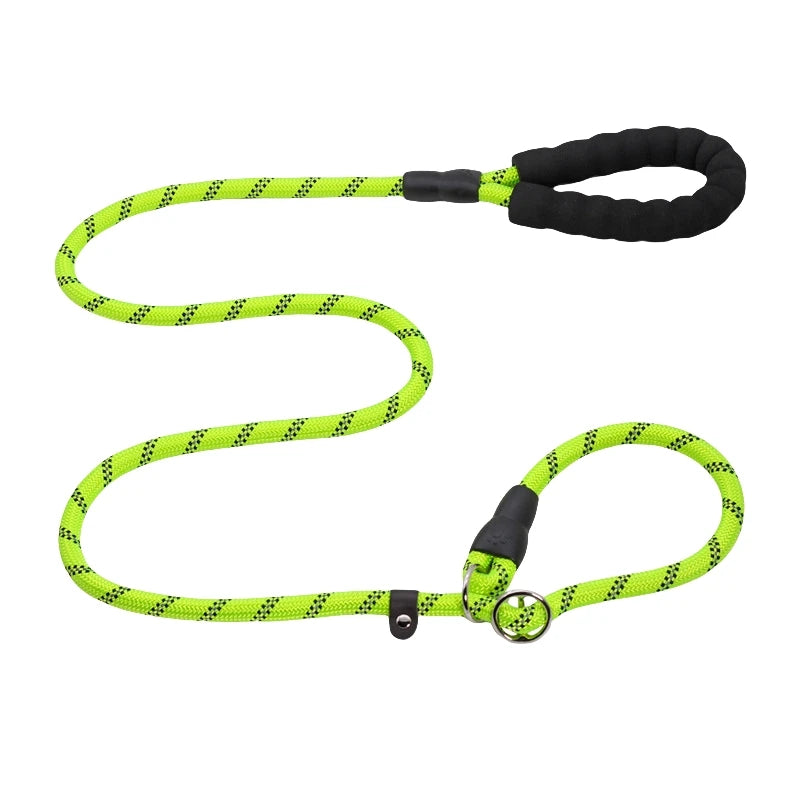 Strong Anti-Pull Dog Leash — 150cm to 300cm Slip Chain Rope for All Dogs