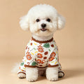 Summer Dog Vest Cute Cartoon Monkey Banana Leaf Print Breathable Thin Four Legged Pajamas for Small Medium Dog Vest Pet Clothes