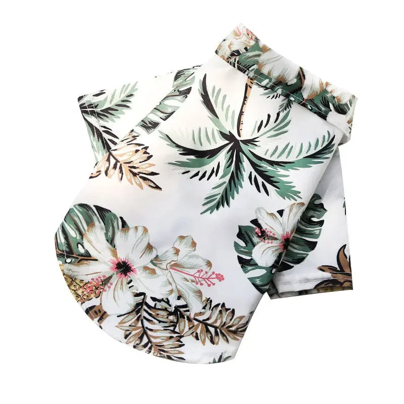 Hawaiian Dog Shirt — Summer Beach Clothes for Small & Medium Dogs