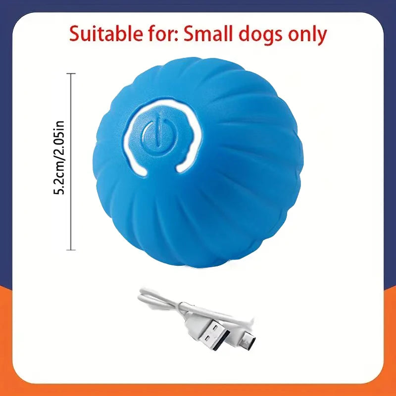 Smart Electronic Moving Ball Toy for Dogs & Cats — USB Rechargeable