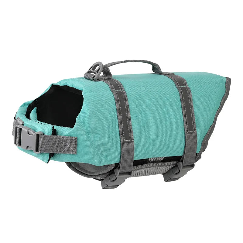 Reflective Dog Life Jacket — Adjustable Summer Swimwear Safety Vest