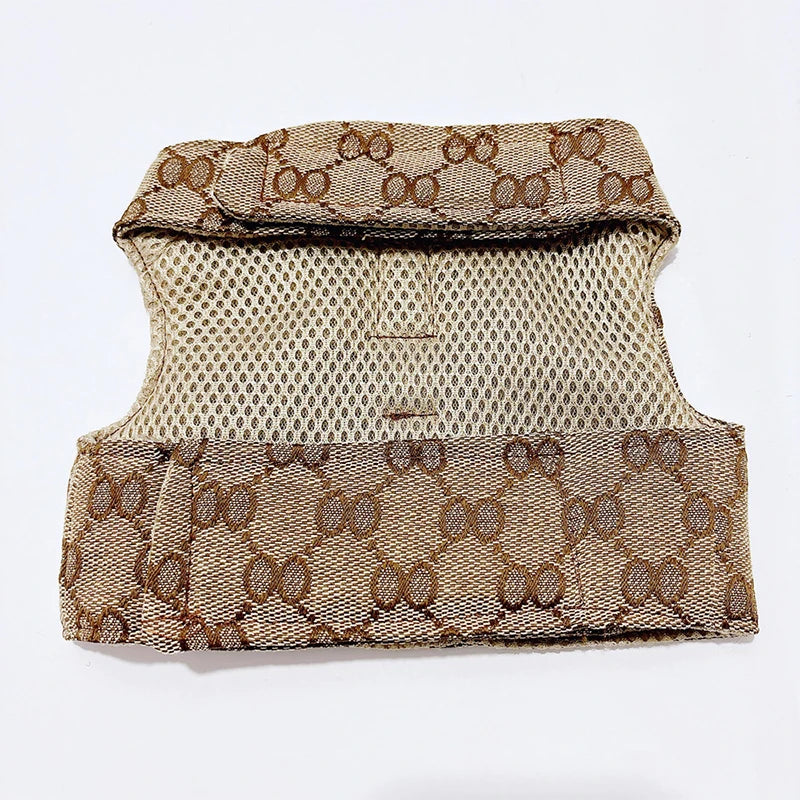 Matching Pet Couple Outfit Set — Dress & Vest with Leash