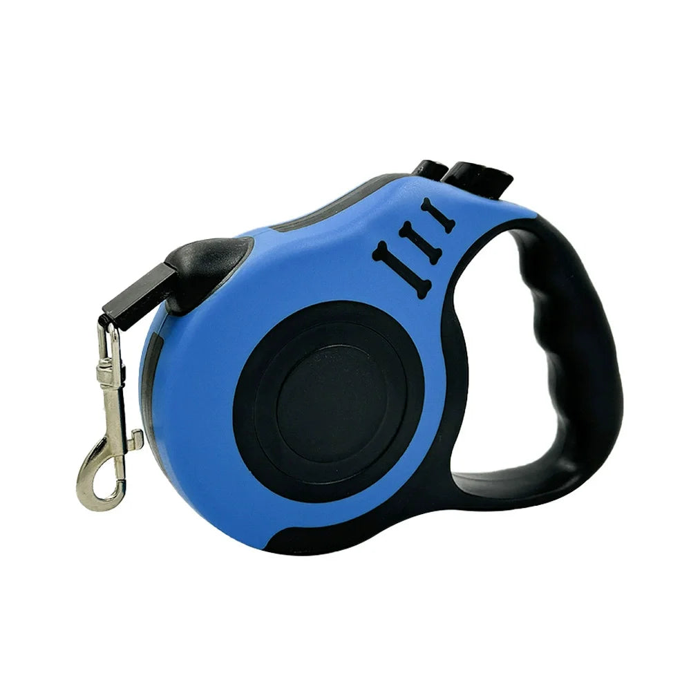 Retractable Dog Leash — Nylon Braided Rope for Small & Medium Dogs