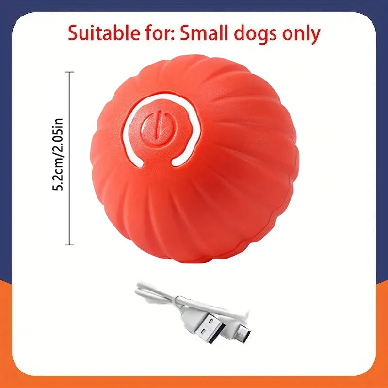 Smart Electronic Moving Ball Toy for Dogs & Cats — USB Rechargeable