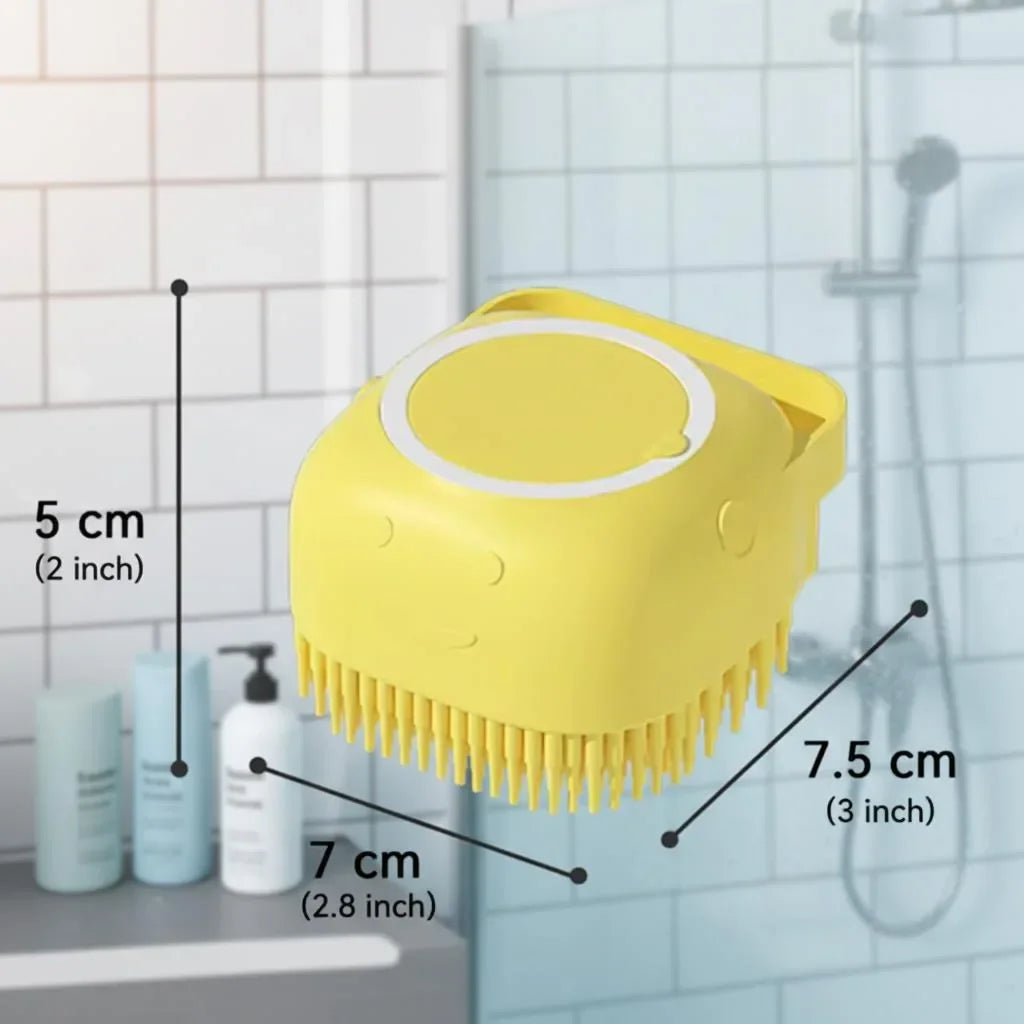 New Bath Massage Brush Bathroom Multifunctional Puppy Big Dog Cat Soft Safety Silicone Pet Accessories for Dogs Cats Tools