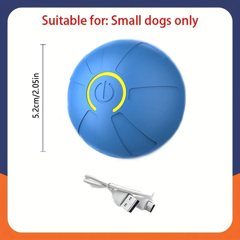 Smart Electronic Moving Ball Toy for Dogs & Cats — USB Rechargeable