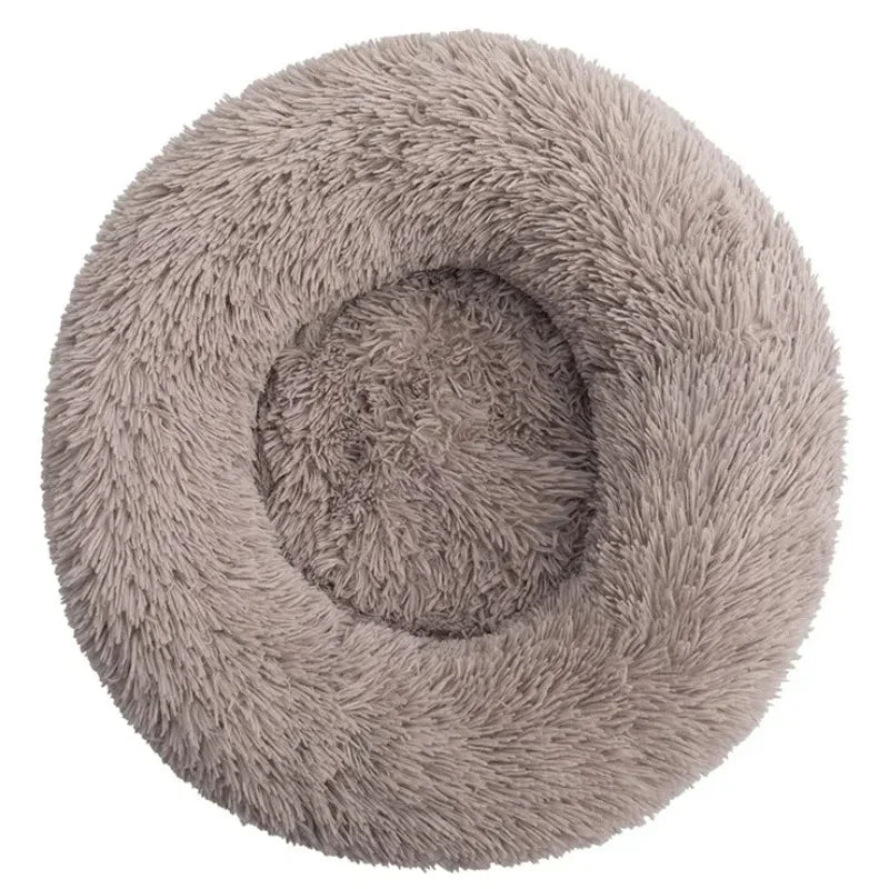 Super Soft Round Plush Pet Bed — 6 Sizes for Cats & Dogs