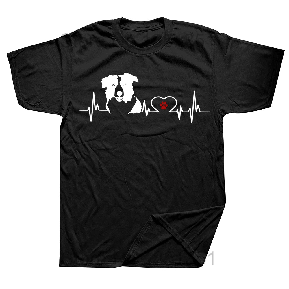 Funny Border Collie dog Every Snack You Make Every Meal You Bake T Shirts Graphic Cotton Streetwear Birthday Gifts T-shirt Men