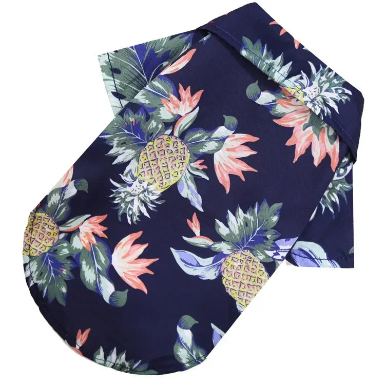 Hawaiian Dog Shirt — Summer Beach Clothes for Small & Medium Dogs