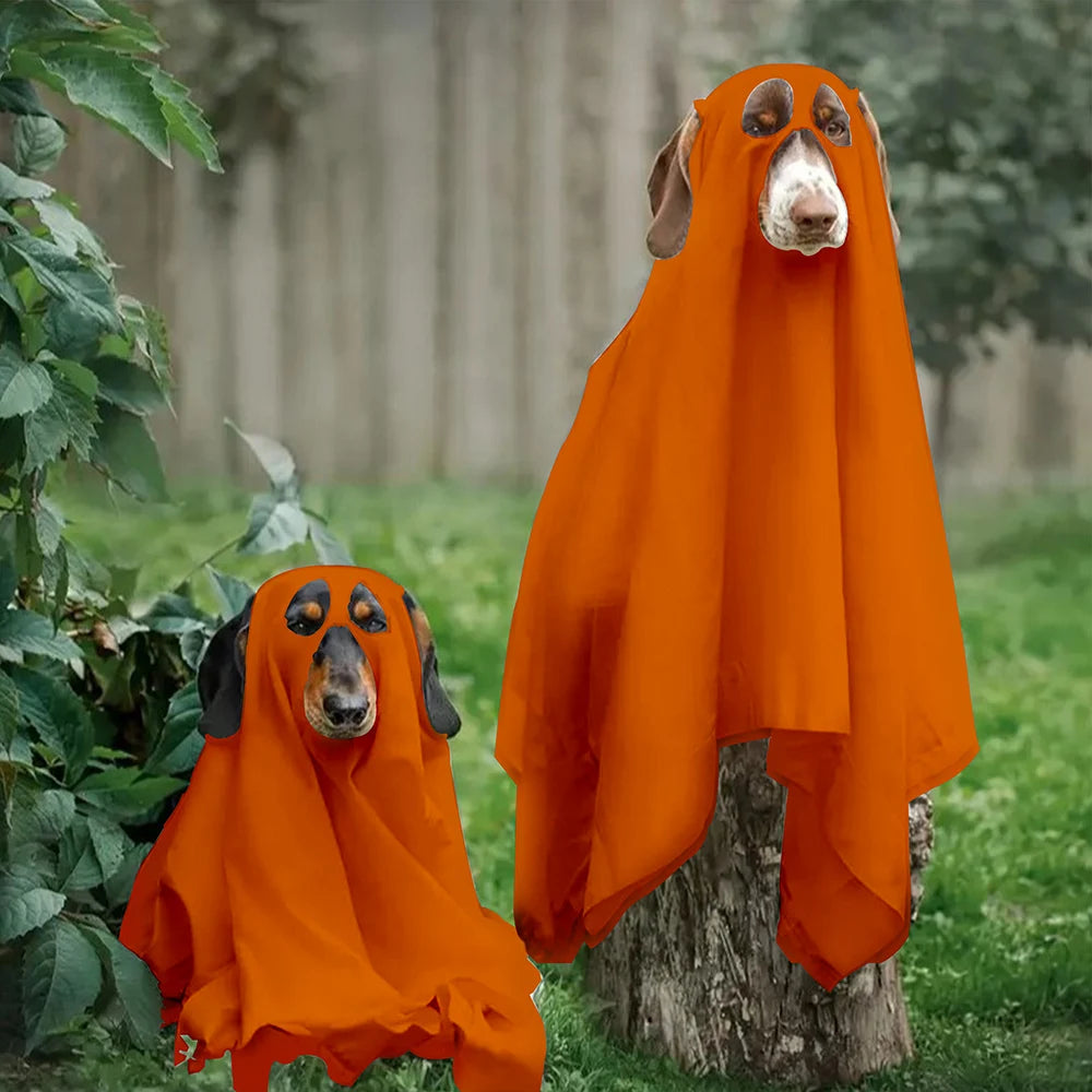Dog Halloween Costumes - Dog Ghost Costume, Funny and Cute Dog Costumes Clothes for Halloween Cosplay Party